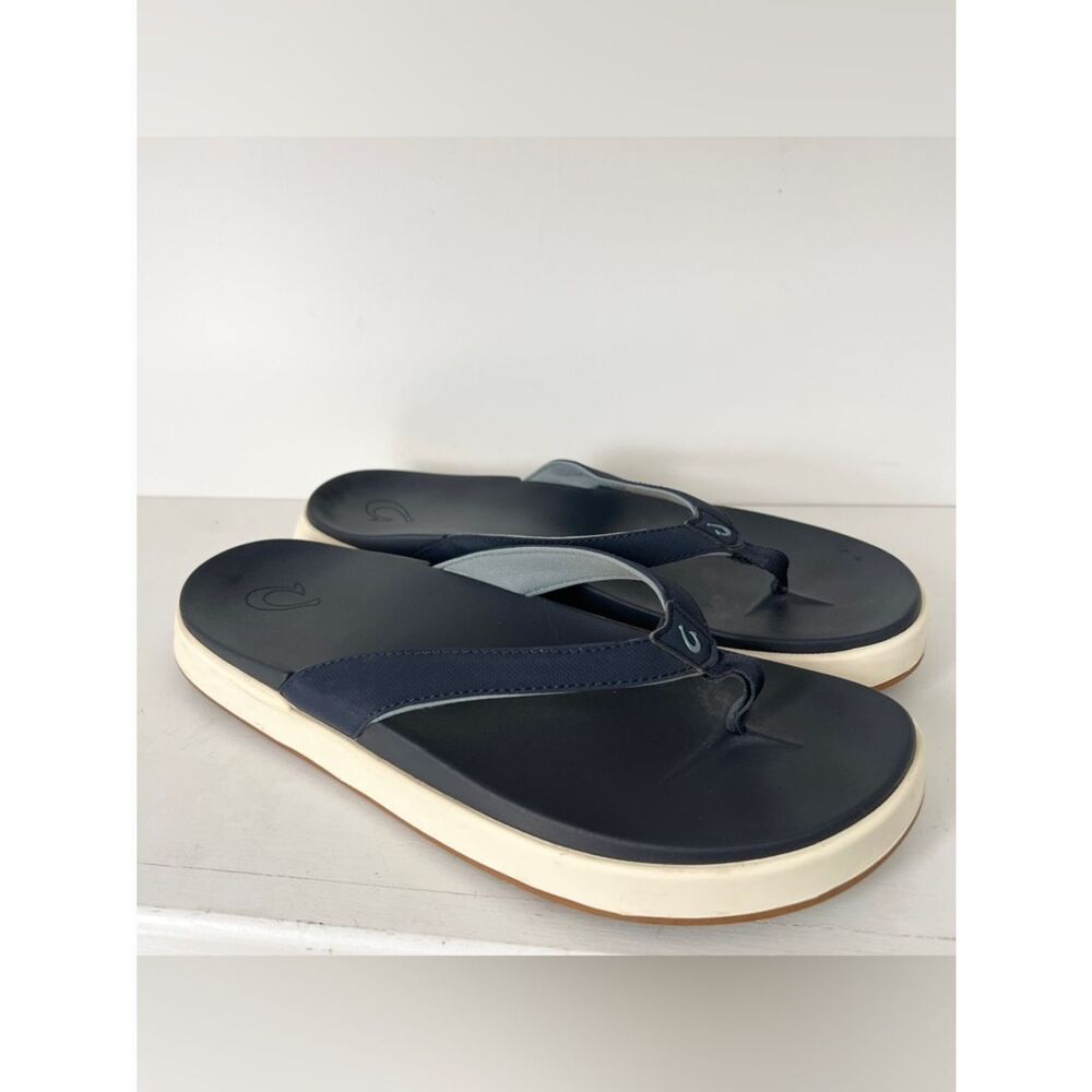 OluKai Women's Nu'a Pi'o Sandals Size 11 Blue